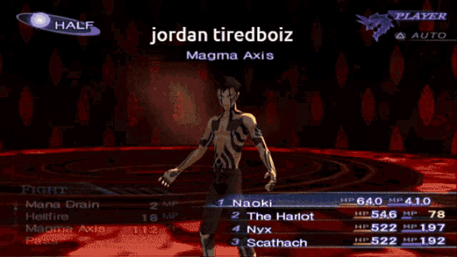 a screenshot of a video game with the name jordan tiredboiz on the top