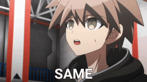 a cartoon character with the word same on the bottom right
