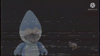 it looks like a very old video with a lot of noise and grain .