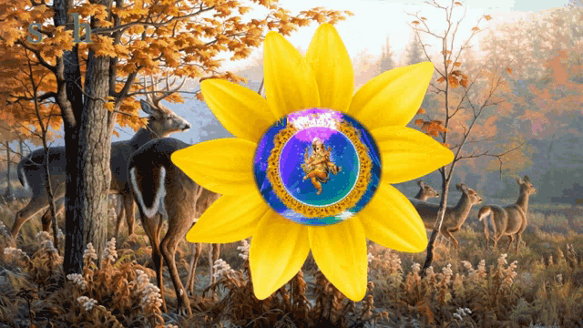 Jaish Ganesh Sunflower GIF - Jaish Ganesh Sunflower Flowers GIFs
