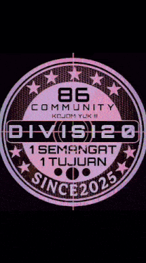 a picture of a circle with the number 86 on it