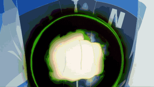 a green circle with the letter n on the bottom