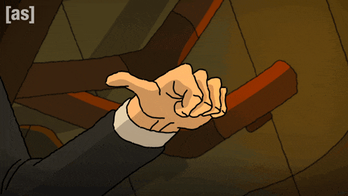 a cartoon drawing of a hand giving a thumbs up with the letters [ as ] in the corner