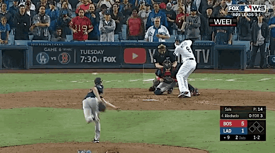 a baseball game is being broadcasted on fox news