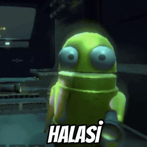 a video game character with the word halasi on the bottom right