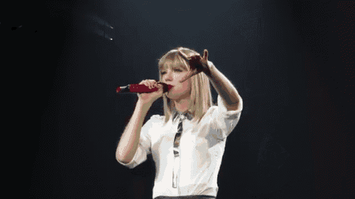 Red Tour GIF - Talking Mic Taylor Swift GIFs