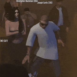 a screenshot of a video game with the name christopher gluckman on the bottom