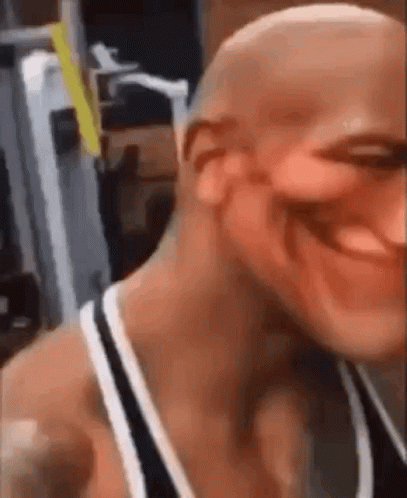 Blkhyo The Rock Faceapp GIF - Blkhyo The Rock Faceapp Sly Smile GIFs