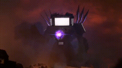 a close up of a person holding a lighter with a purple light coming out of it