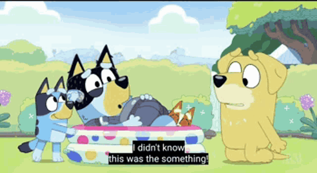 a cartoon dog says i didn t know this was the something