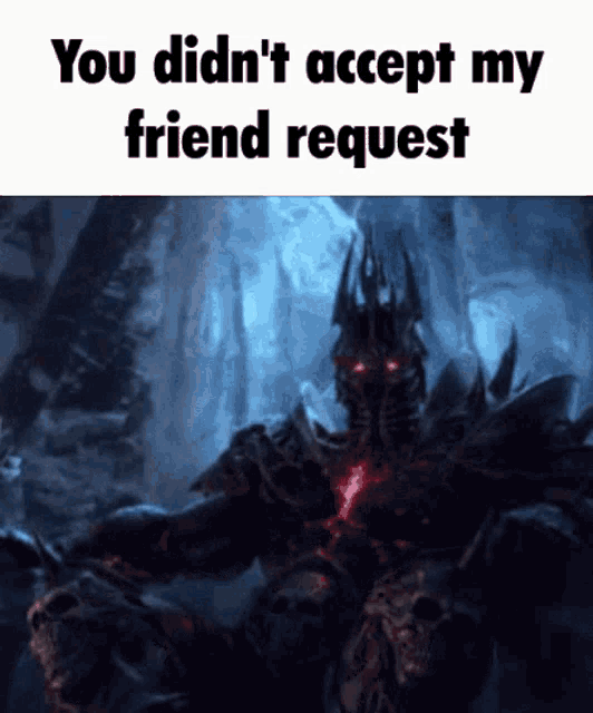 Friend Request World Of Warcraft GIF - Friend Request World Of Warcraft You Didnt Accept My Friend Request GIFs