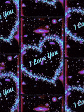 a picture of a heart that says i love you on it