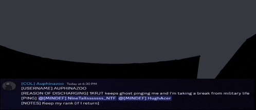 a screenshot of a chat with col and auphinazoo