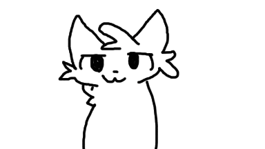 a drawing of a circle with yellow lines and the word meow below it