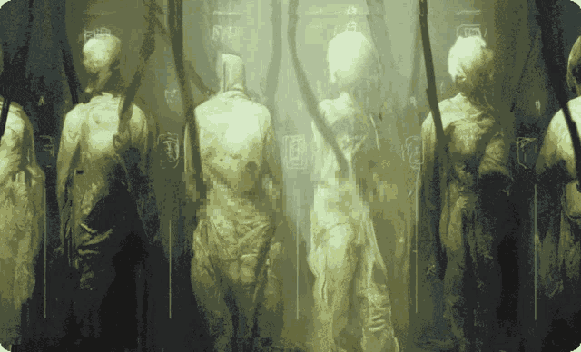 a painting of a group of soldiers with the number 5 on their back