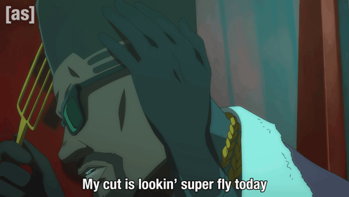 My Cut Is Lookin' Super Fly Today Lil GIF - My Cut Is Lookin' Super Fly Today Lil Ninja Kamui GIFs