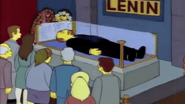 Simpsons Lenin GIF - Simpsons Lenin Communism GIFs