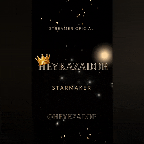 a poster for heykazador starmaker with a crown on it