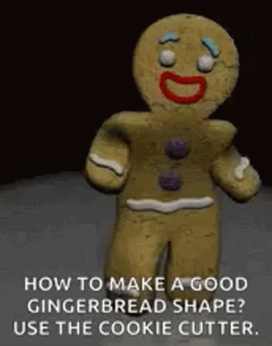 Gingerbread Man Dancing GIF - Gingerbread Man Dancing Baking GIFs