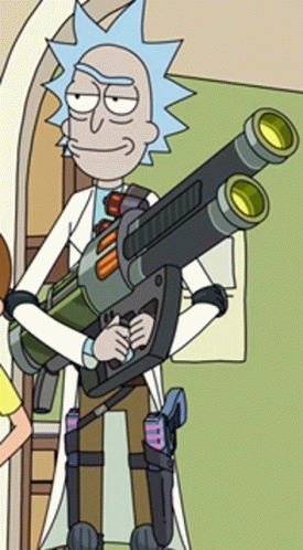 Rick And Morty Big Gun GIF - Rick And Morty Big Gun Bfg GIFs
