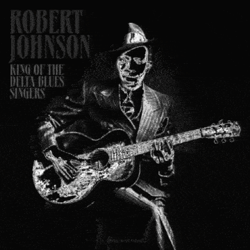 robert johnson is playing a guitar on the cover of sixtyone