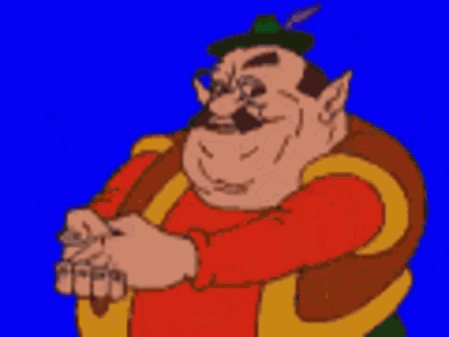 a cartoon character with glasses and a mustache is giving a thumbs up sign .
