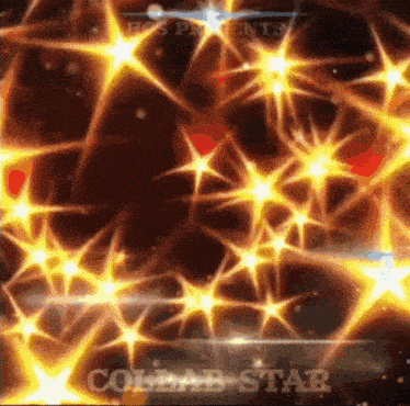 a bunch of stars are shining on a dark background