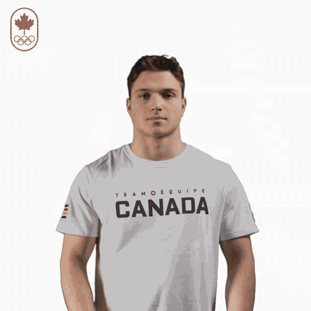 Look Up Jeremy Chartier GIF - Look Up Jeremy Chartier Team Canada GIFs