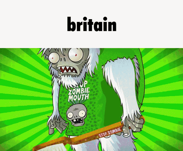 Britain British People GIF - Britain British People Plants Vs Zombies GIFs