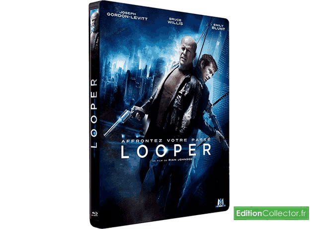 a movie called looper with joseph gordon-levitt and bruce willis