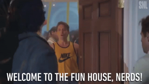 Welcome Lets Party GIF - Welcome Lets Party Fun House GIFs