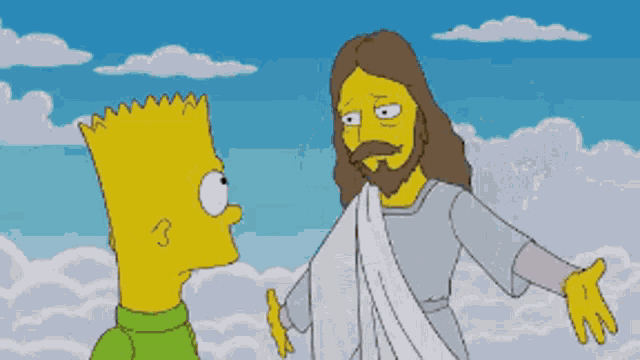 Bart Simpsons Love GIF - Bart Simpsons Love God GIFs