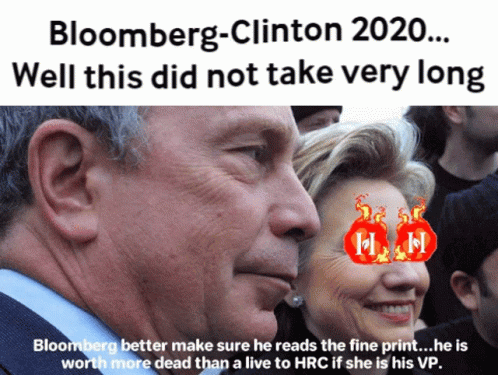 Bloomberg Hrc GIF - Bloomberg Hrc Hillary Clinton GIFs