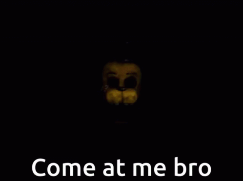 Witherd Golden Freddy Fnaf2 GIF - Witherd Golden Freddy Fnaf2 Come At Me Bro GIFs