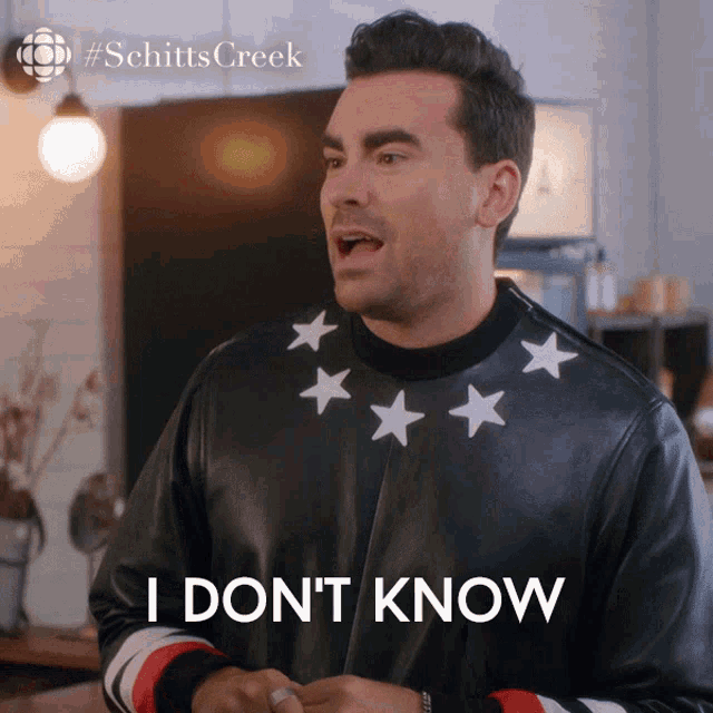I Dont Know You Tell Me GIF - I Dont Know You Tell Me David Rose GIFs