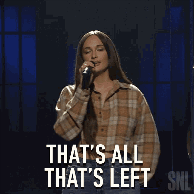 Thats All Thats Left Kacey Musgraves GIF - Thats All Thats Left Kacey Musgraves Saturday Night Live GIFs