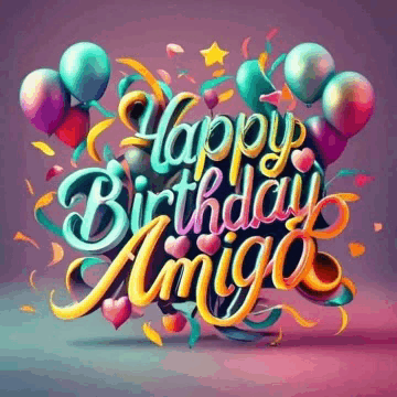 Happy Birthday Happy Birthday Amiga GIF - Happy birthday Happy birthday ...