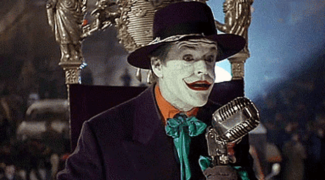 Jack Nicholson The Joker GIF - Jack Nicholson The Joker 1989 GIFs