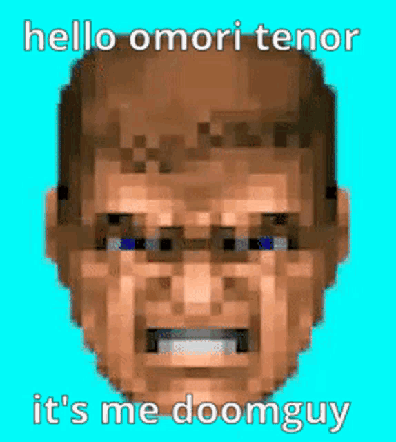 Hello Omori Tenor Doom GIF - Hello Omori Tenor Doom Doomguy GIFs