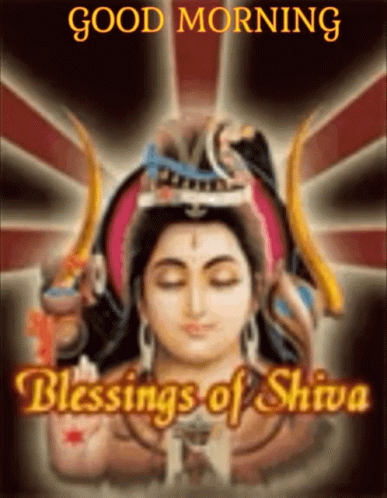 Lord Shiva Good Morning GIF - Lord Shiva Good Morning Blessings Of Shiva GIFs