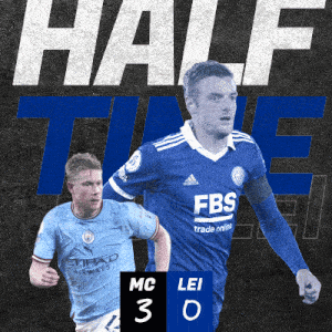 two soccer players in blue jerseys with fbs trade on the front