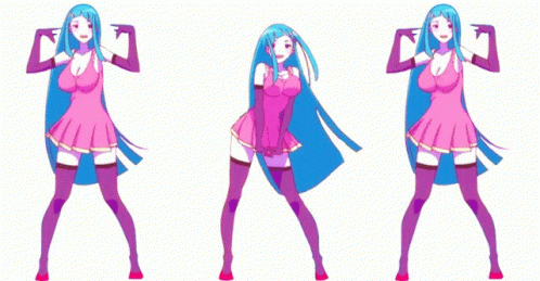 Three Anime GIF - Three Anime Dance GIFs