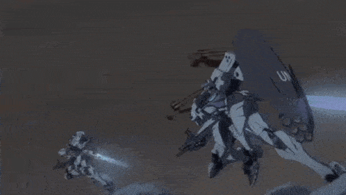 a giant monster is standing in front of a fireball .