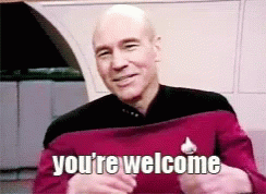 Star Trek Youre Welcome GIF - Star Trek Youre Welcome Picard GIFs
