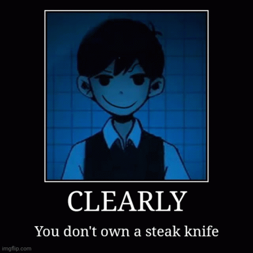 Omori Steak Knife GIF - Omori Steak Knife Sunny GIFs