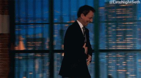 Late Night With Seth Meyers Cracking Up GIF - Seth Meyers Late Night Seth Late Night With Seth Meyers GIFs