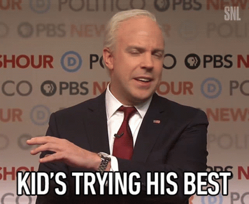 Kids Trying His Best Keep Trying GIF