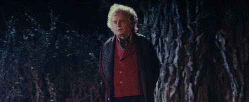 The Lord Of The Rings The Fellowship Of The Ring Bilbo Baggins GIF - The Lord Of The Rings The Fellowship Of The Ring The Lord Of The Rings Lord Of The Rings GIFs