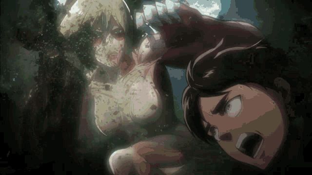 a man and a woman are standing next to each other in the water