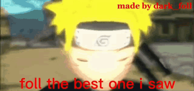 a picture of a cartoon character with the words " fell the best one i saw "